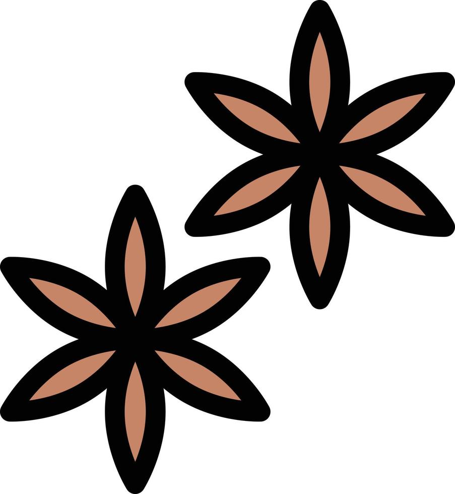 star anise vector illustration on a background.Premium quality symbols.vector icons for concept and graphic design.