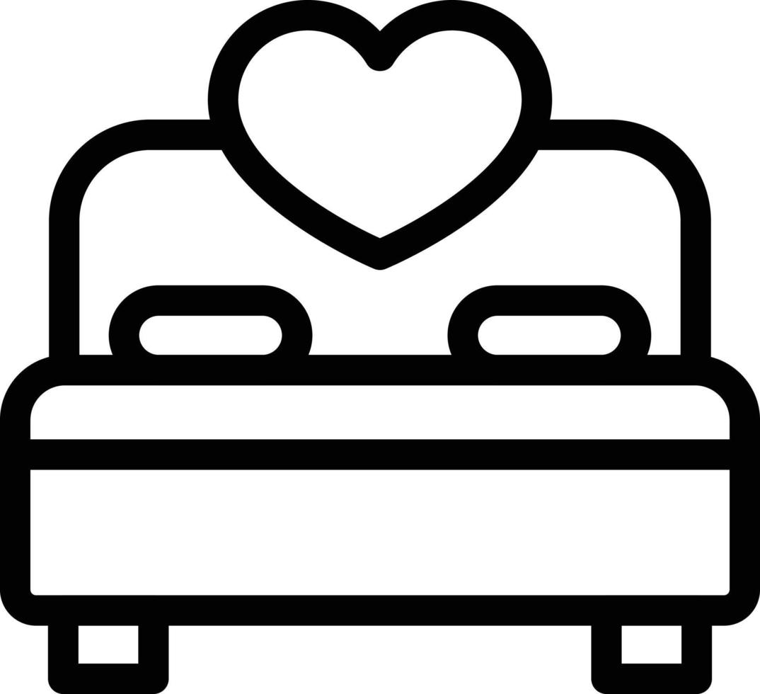 bed vector illustration on a background.Premium quality symbols.vector icons for concept and graphic design.