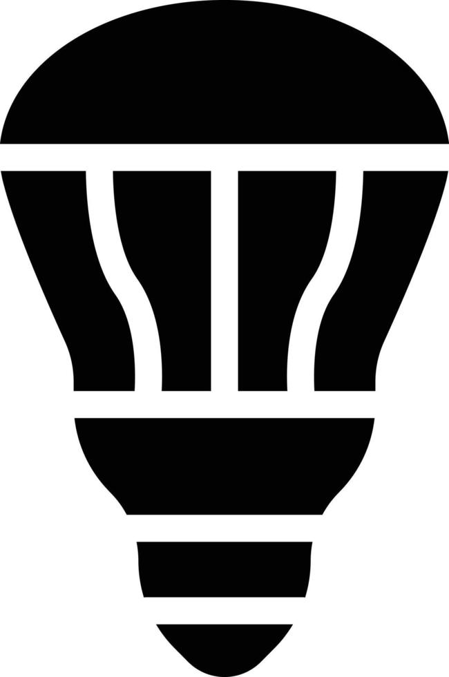 Ilustración de vector de bombilla LED sobre un fondo. Símbolos de calidad premium. Iconos vectoriales para concepto y diseño gráfico.