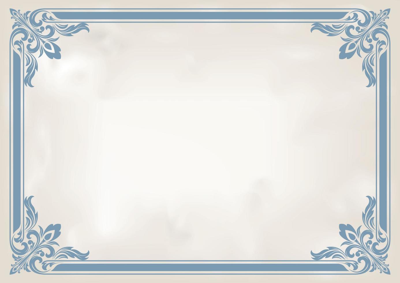 decorative frame in vintage style vector