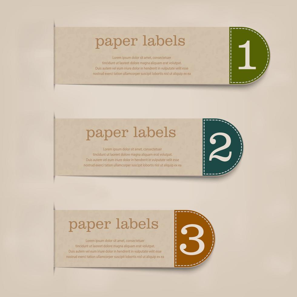 paper label vector