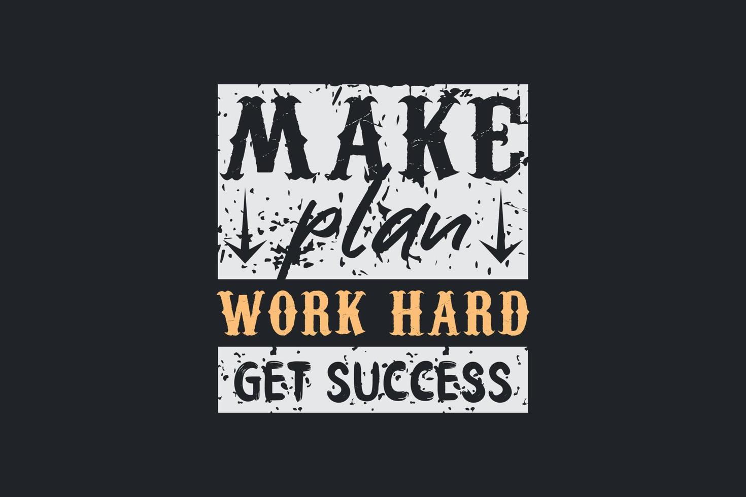 Plane motivational t shirt design vector