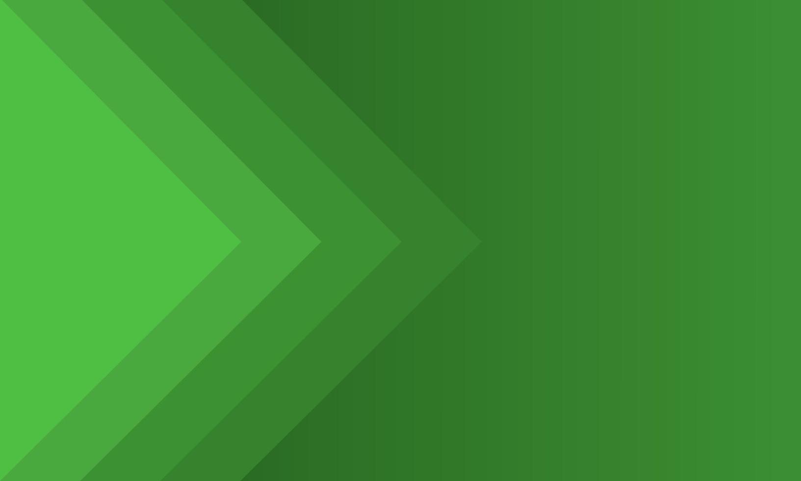 Premium rectangular gradient green background vector