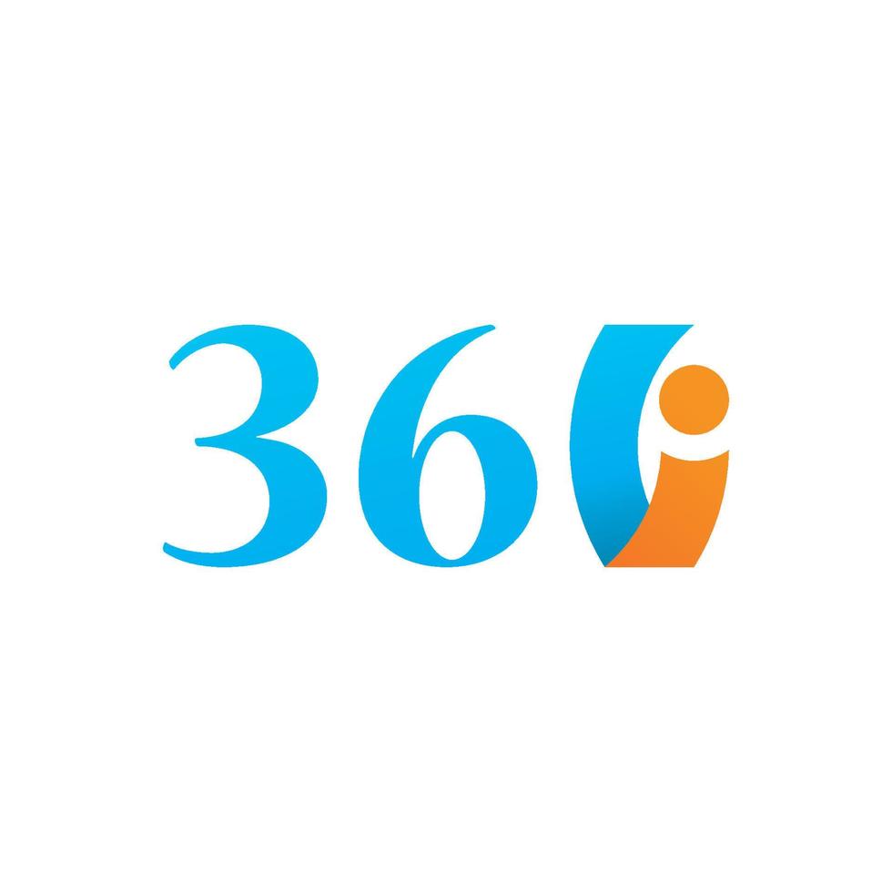 360 Degree Vector Icons design template