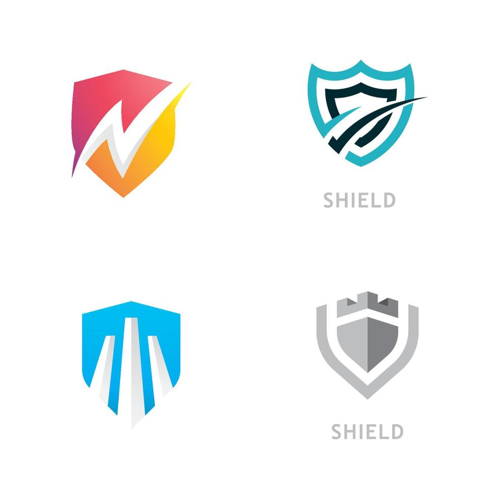 Shield logo template design. vector shield  icon