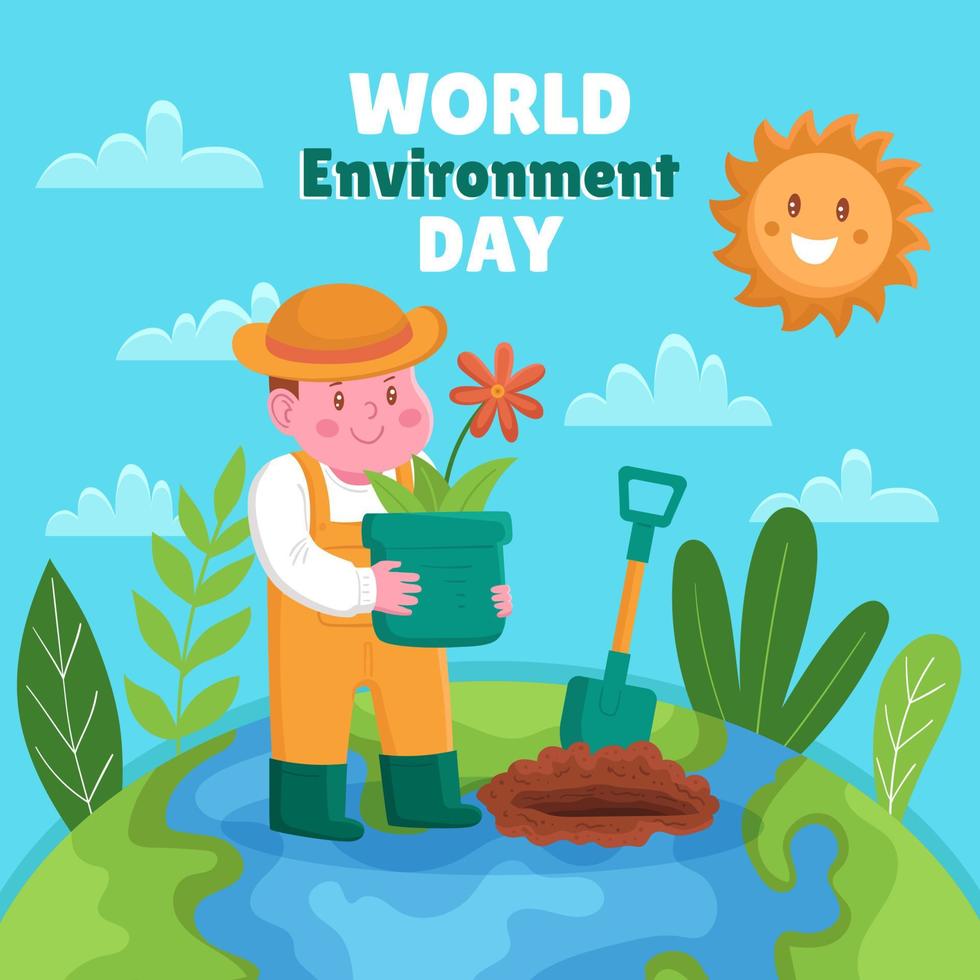 World Environment Day Awareness vector