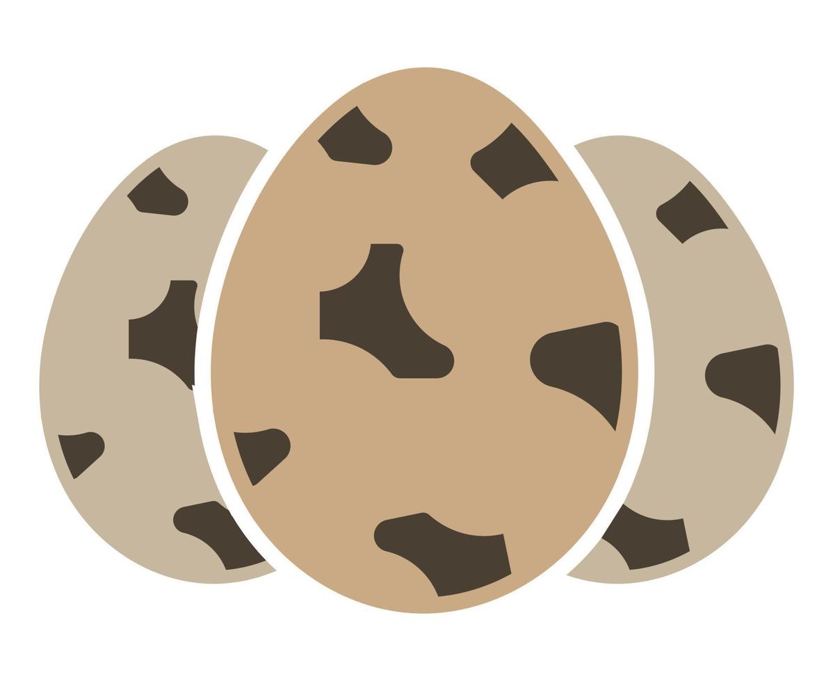 Quail egg flat vector color icon for apps and websites