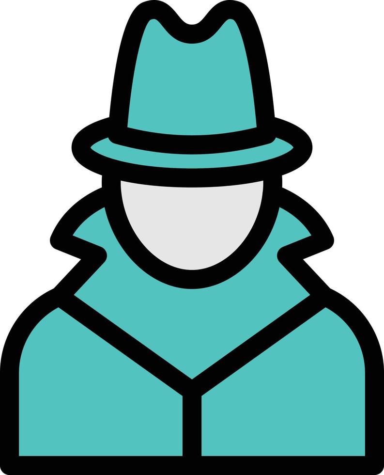 detective vector illustration on a background.Premium quality symbols.vector icons for concept and graphic design.