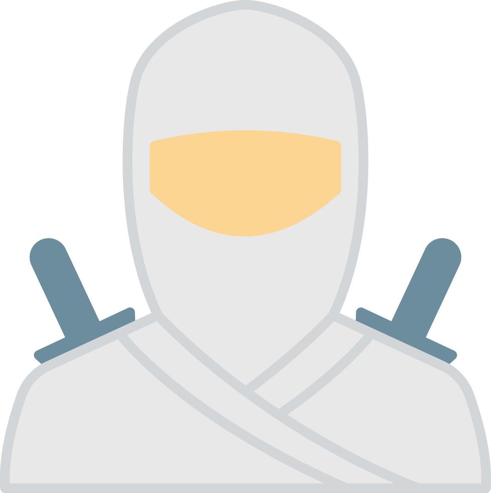 ninja vector illustration on a background.Premium quality symbols.vector icons for concept and graphic design.