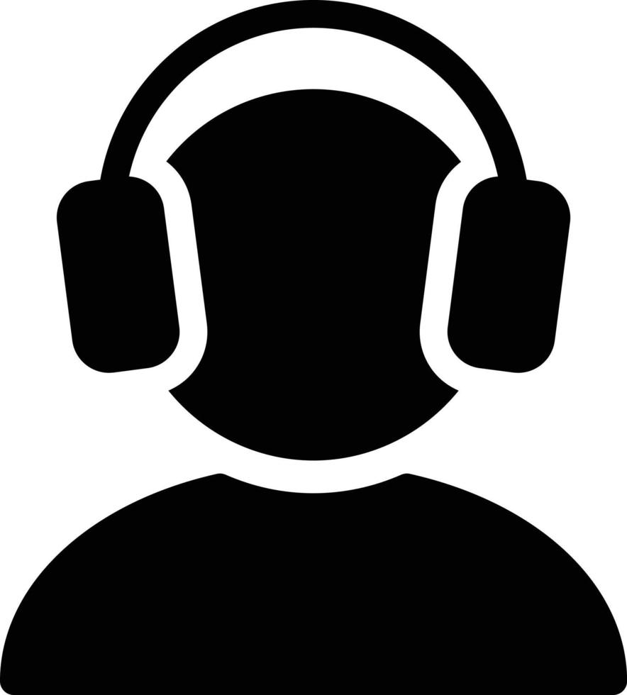 Ilustración de vector de auriculares en un fondo. Símbolos de calidad premium. Iconos vectoriales para concepto y diseño gráfico.