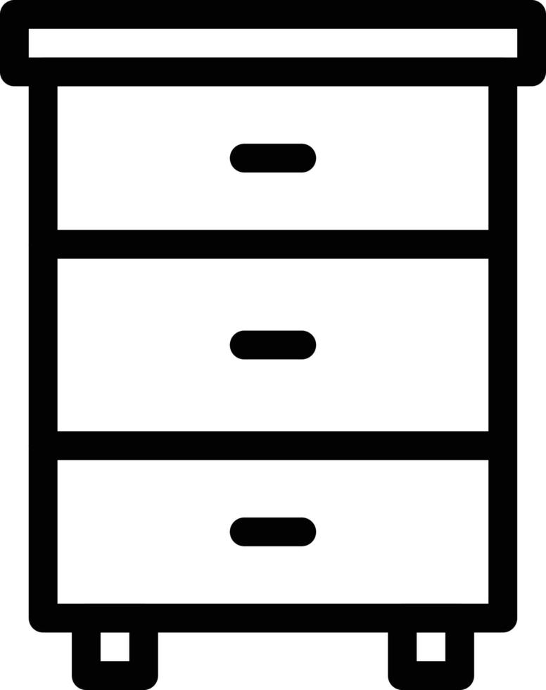 drawer vector illustration on a background.Premium quality symbols. vector icons for concept and graphic design.