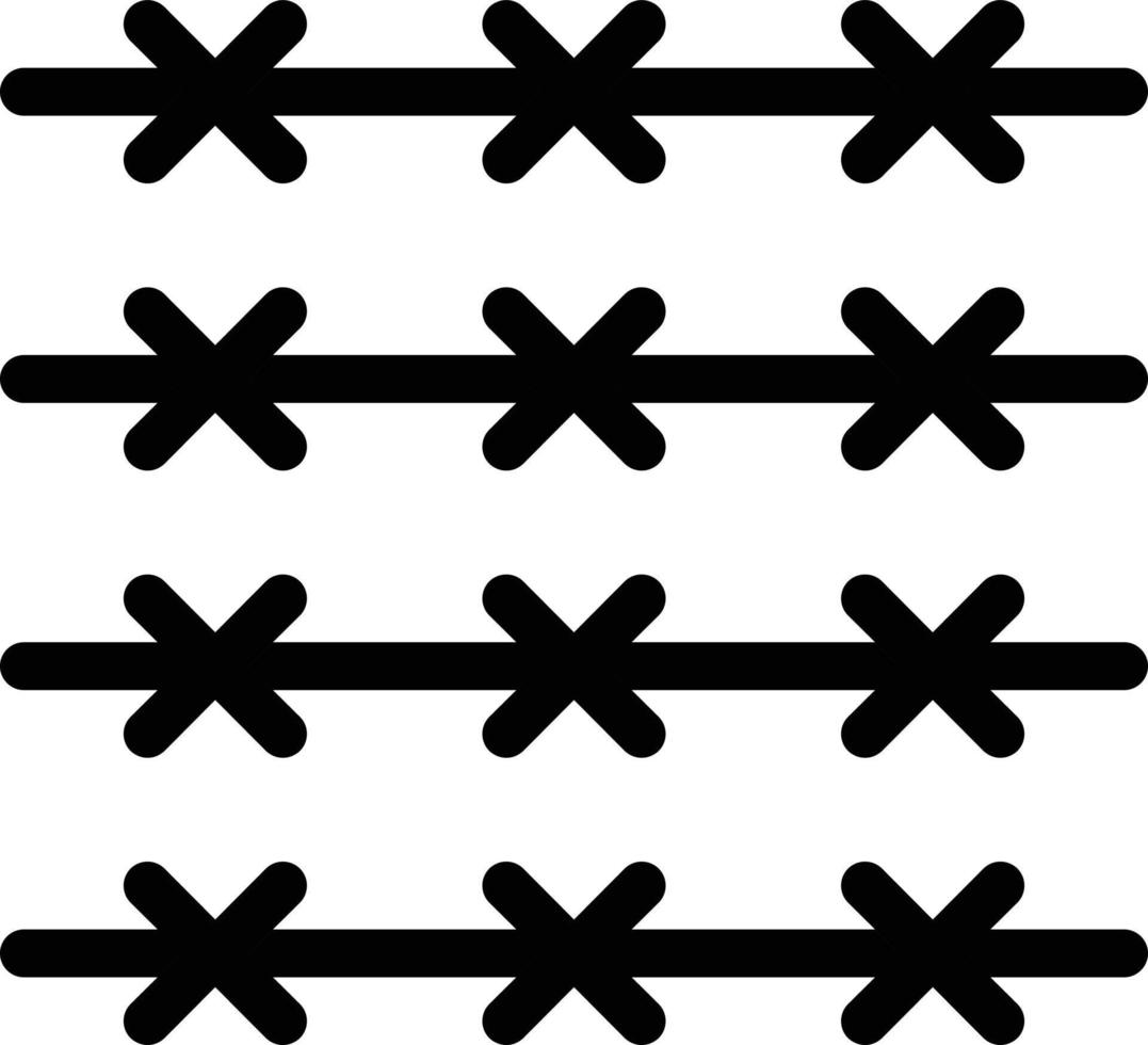 border wire vector illustration on a background.Premium quality symbols. vector icons for concept and graphic design.