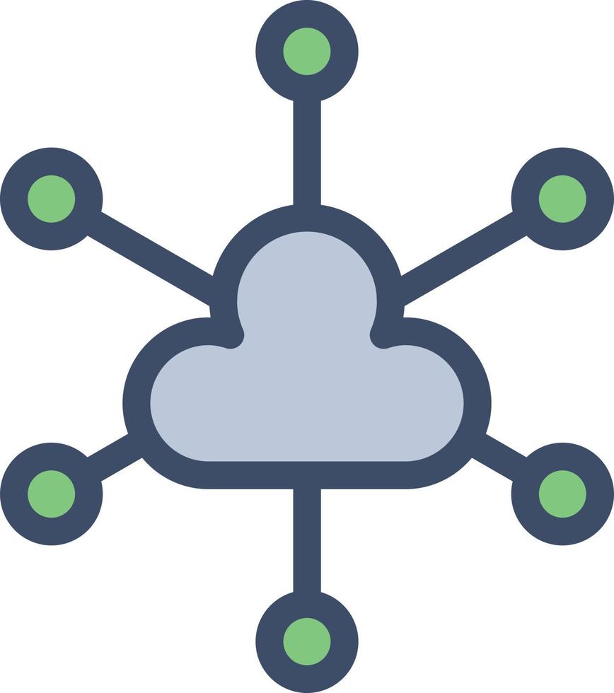 cloud network vector illustration on a background.Premium quality symbols.vector icons for concept and graphic design.
