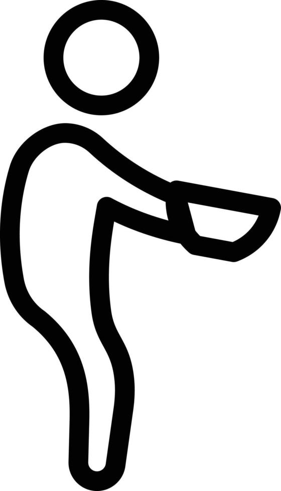 man beggar vector illustration on a background.Premium quality symbols.vector icons for concept and graphic design.