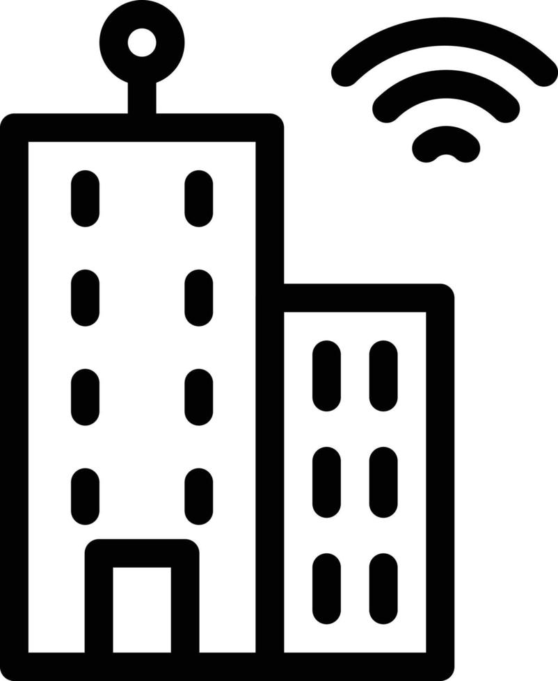 building wireless vector illustration on a background.Premium quality symbols.vector icons for concept and graphic design.