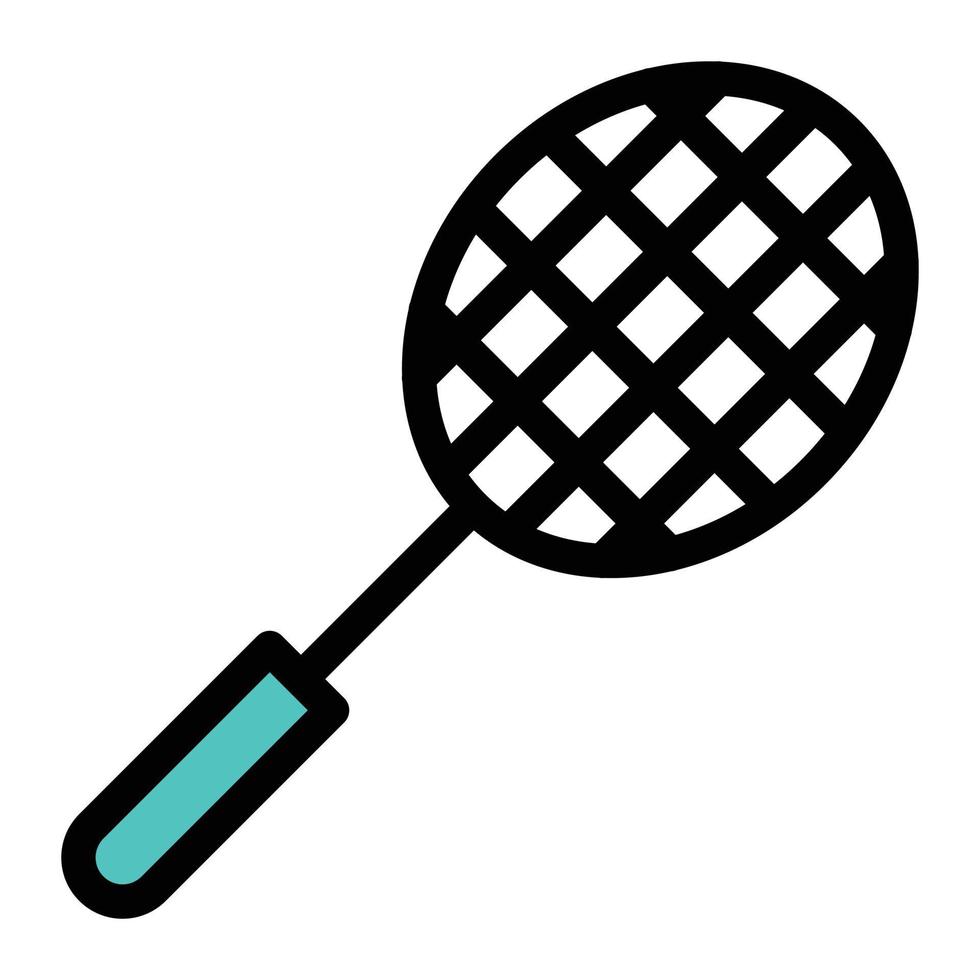 racket vector illustration on a background.Premium quality symbols.vector icons for concept and graphic design.