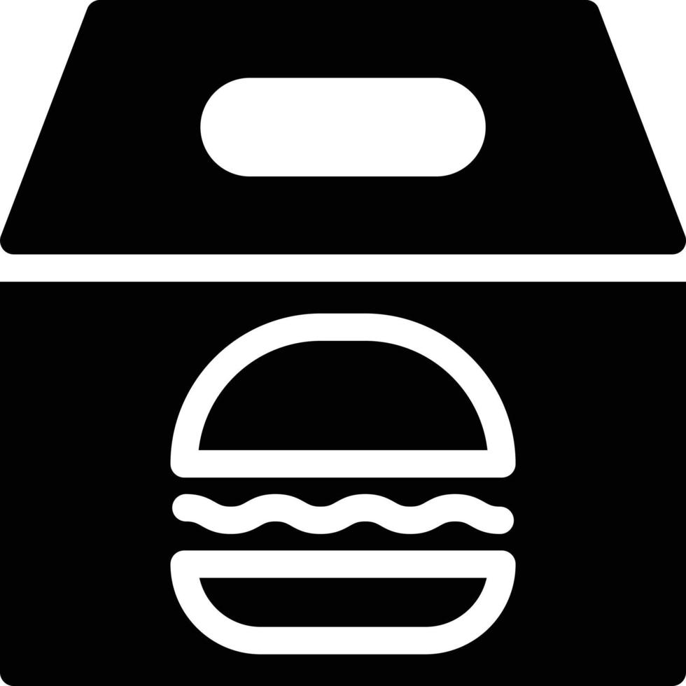 ilustración de vector de hamburguesa en un fondo. símbolos de calidad premium. iconos vectoriales para concepto y diseño gráfico.