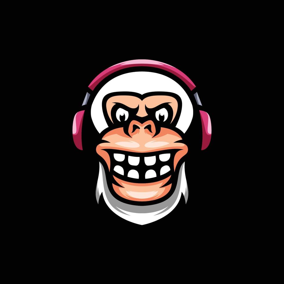 Ape Mascot Design vector