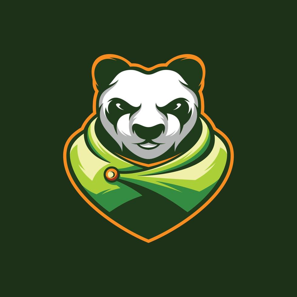 Panda Mascot Design vector