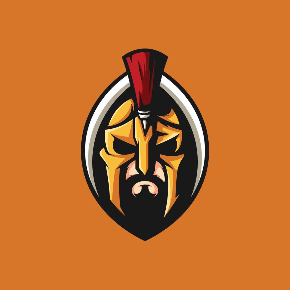 Spartan Mascot Design vector