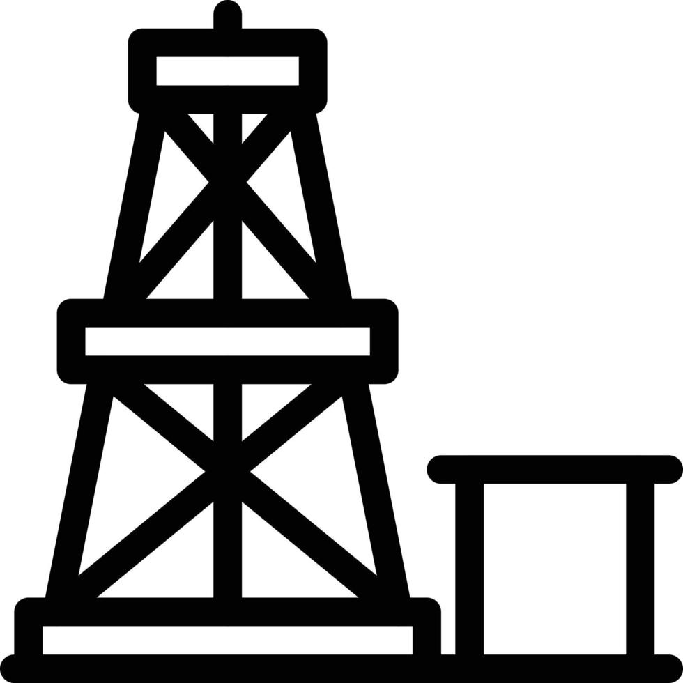 ilustración de vector de torre en un fondo. símbolos de calidad premium. iconos vectoriales para concepto y diseño gráfico.