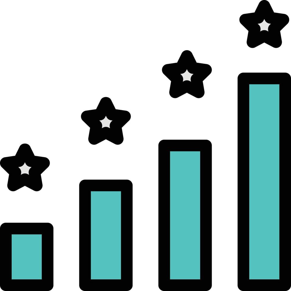 rating chart vector illustration on a background.Premium quality symbols.vector icons for concept and graphic design.