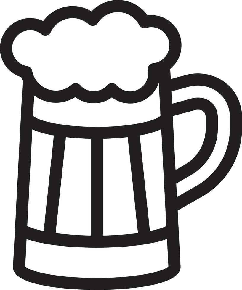 Ilustración de vector de cerveza en un fondo. Símbolos de calidad premium. iconos vectoriales para concepto y diseño gráfico.