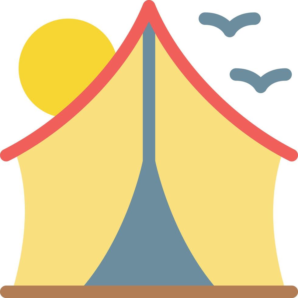 ilustración vectorial de campamento en un fondo. símbolos de calidad premium. iconos vectoriales para concepto y diseño gráfico. vector