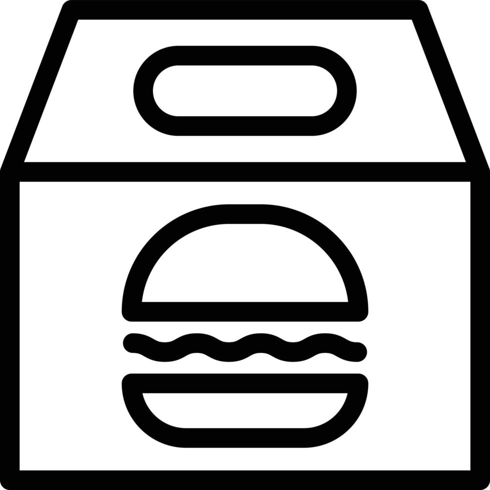 ilustración de vector de hamburguesa en un fondo. símbolos de calidad premium. iconos vectoriales para concepto y diseño gráfico.