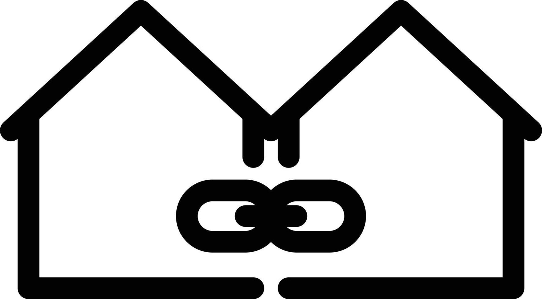 house attach vector illustration on a background.Premium quality symbols.vector icons for concept and graphic design.