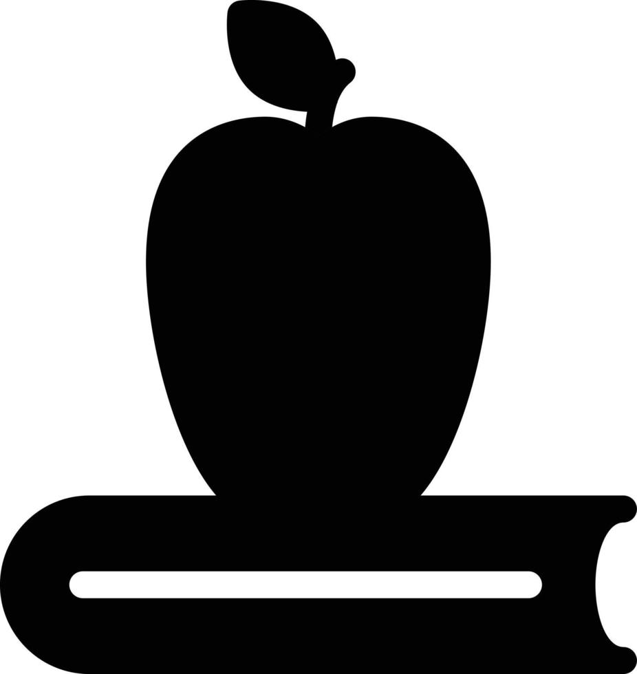 Ilustración de vector de Apple Book en un fondo. Símbolos de calidad premium. Iconos vectoriales para concepto y diseño gráfico.