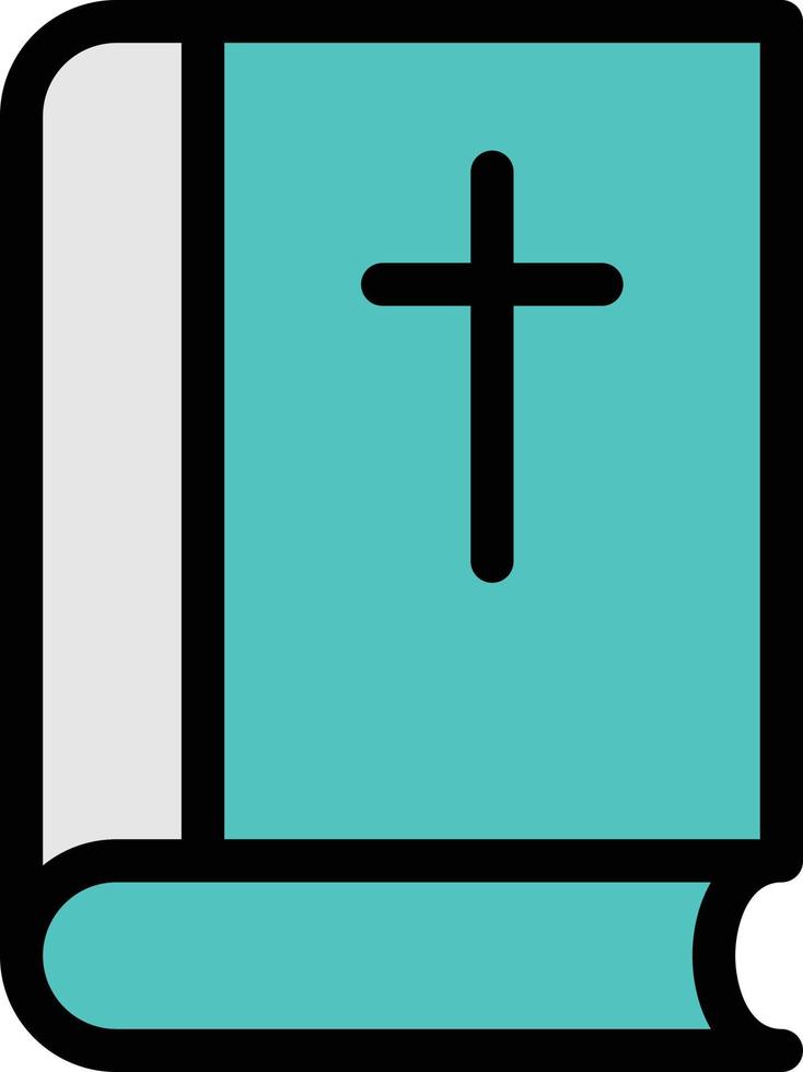 ilustración de vector de libro de biblia en un fondo. símbolos de calidad premium. iconos de vector para concepto y diseño gráfico.