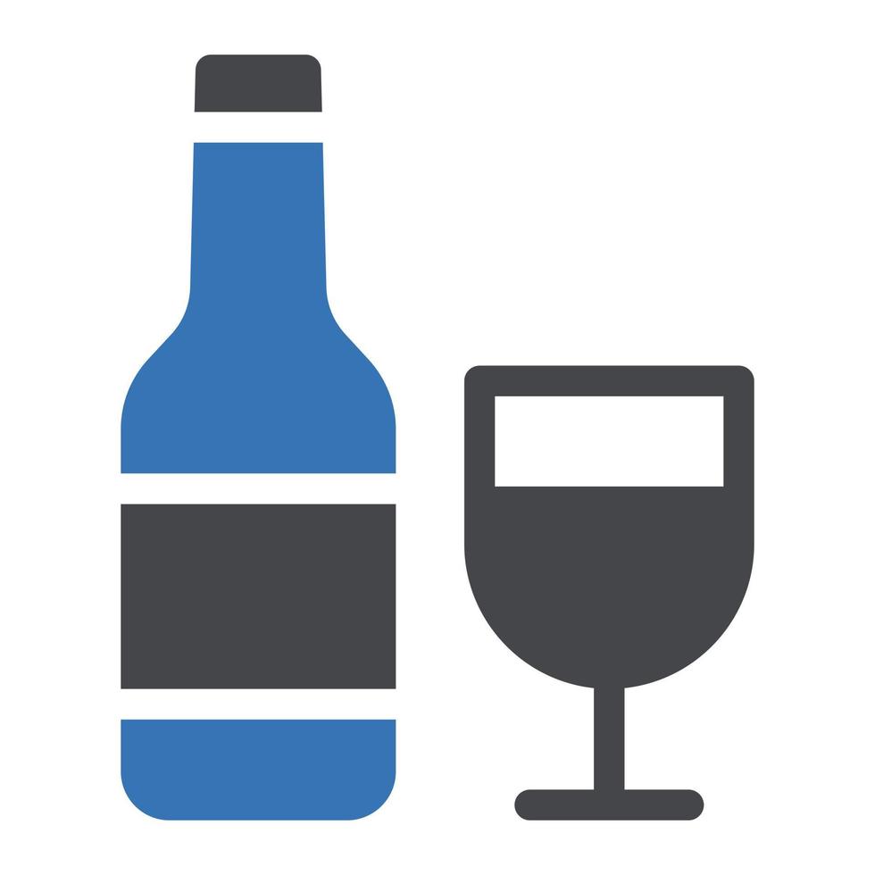 ilustración de vector de vino en un fondo. símbolos de calidad premium. iconos vectoriales para concepto y diseño gráfico.