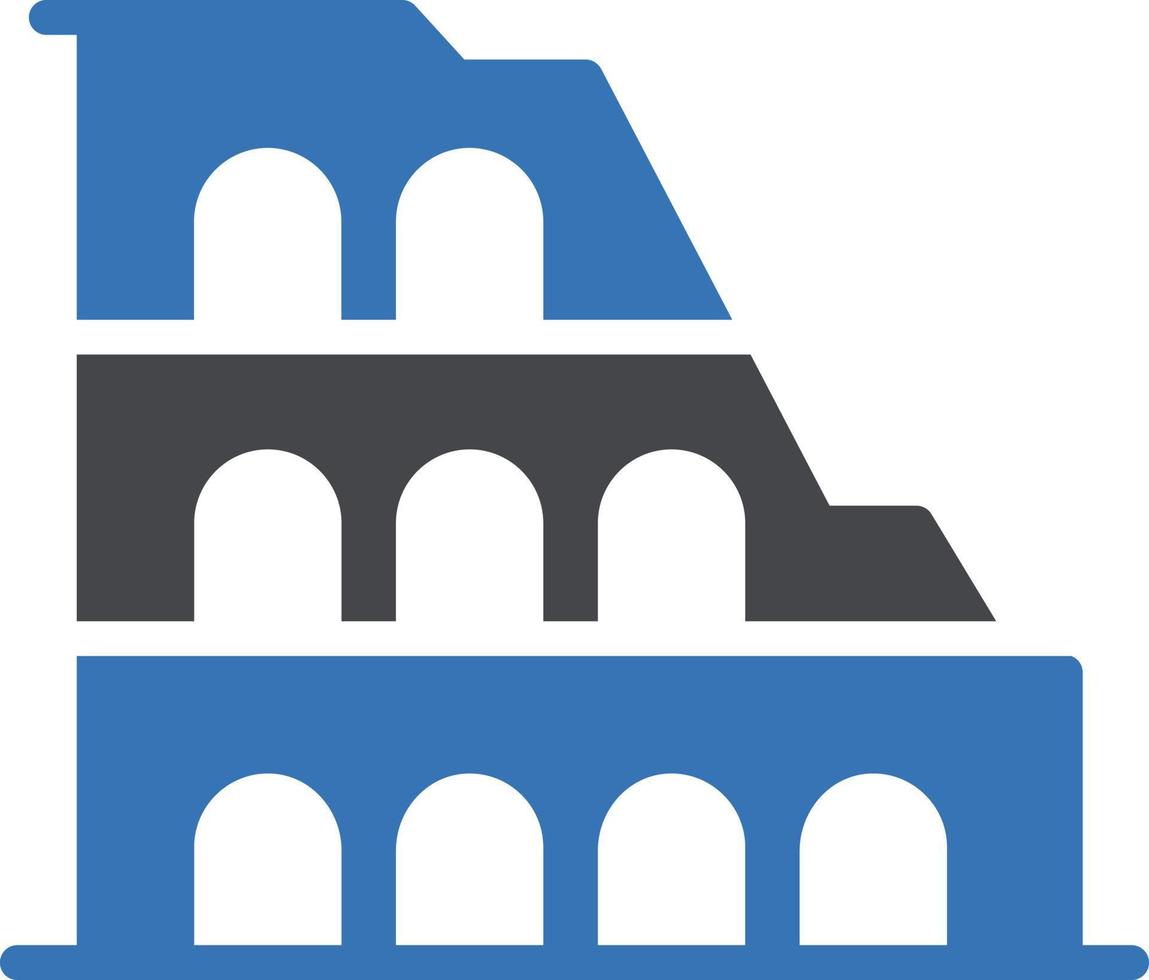 coliseum vector illustration on a background.Premium quality symbols.vector icons for concept and graphic design.