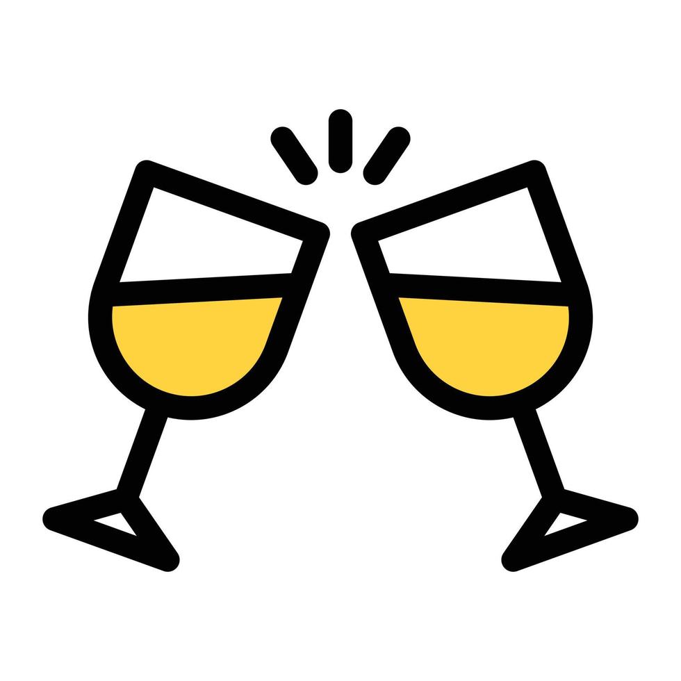 cheers vector illustration on a background.Premium quality symbols.vector icons for concept and graphic design.