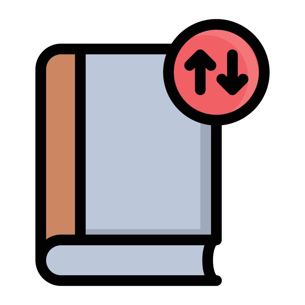book vector illustration on a background.Premium quality symbols.vector icons for concept and graphic design.