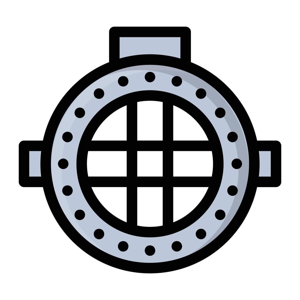 diving equipment vector illustration on a background.Premium quality symbols.vector icons for concept and graphic design.