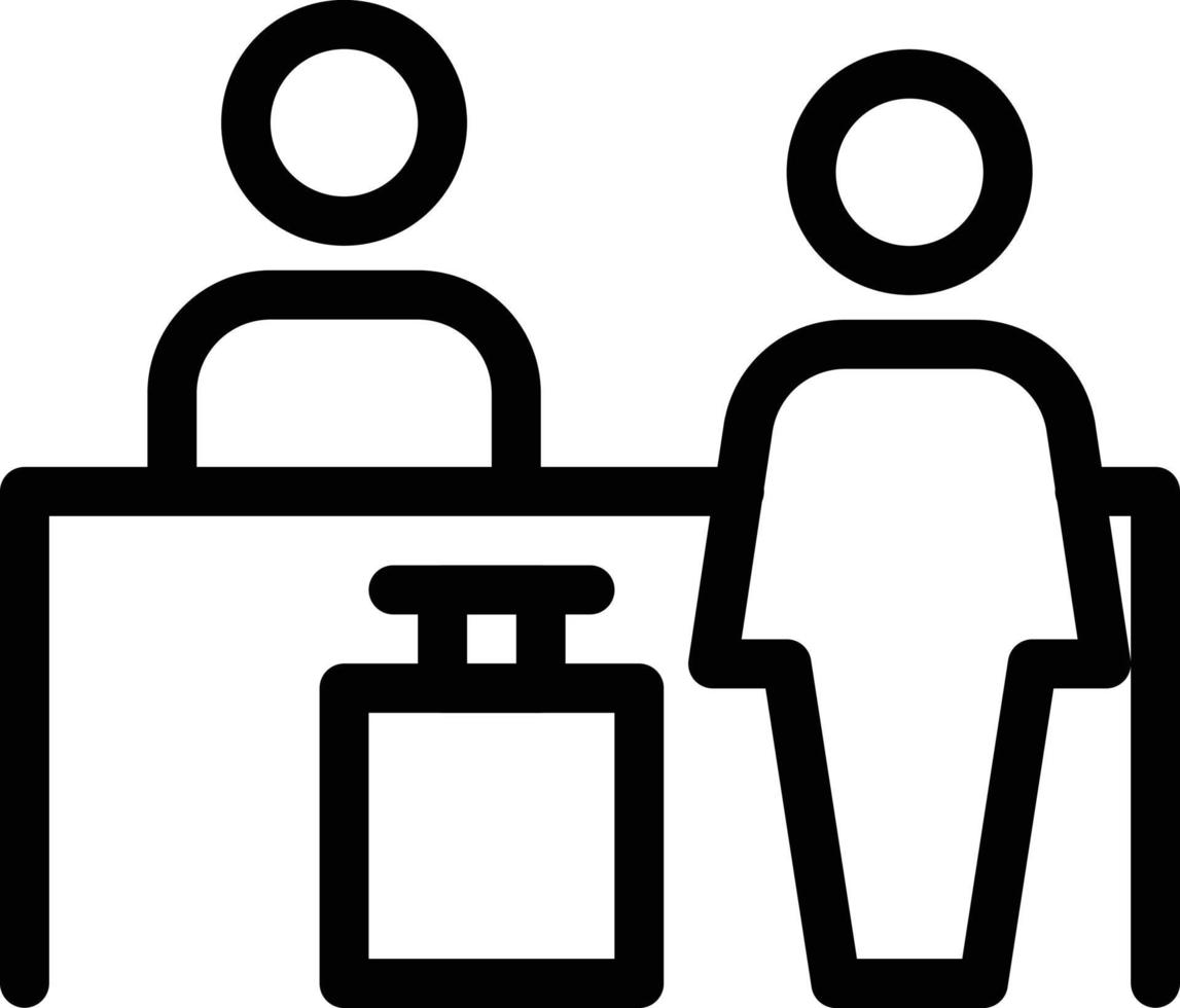 airport reception vector illustration on a background.Premium quality symbols.vector icons for concept and graphic design.