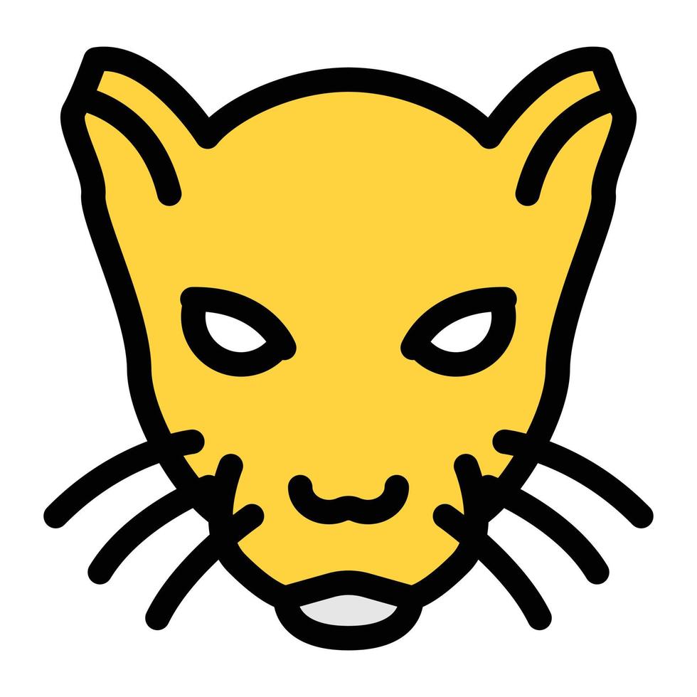 panther vector illustration on a background.Premium quality symbols.vector icons for concept and graphic design.