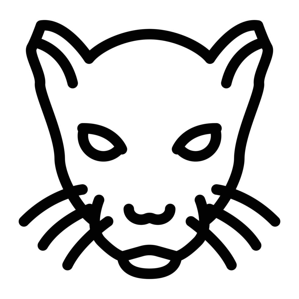 panther vector illustration on a background.Premium quality symbols.vector icons for concept and graphic design.