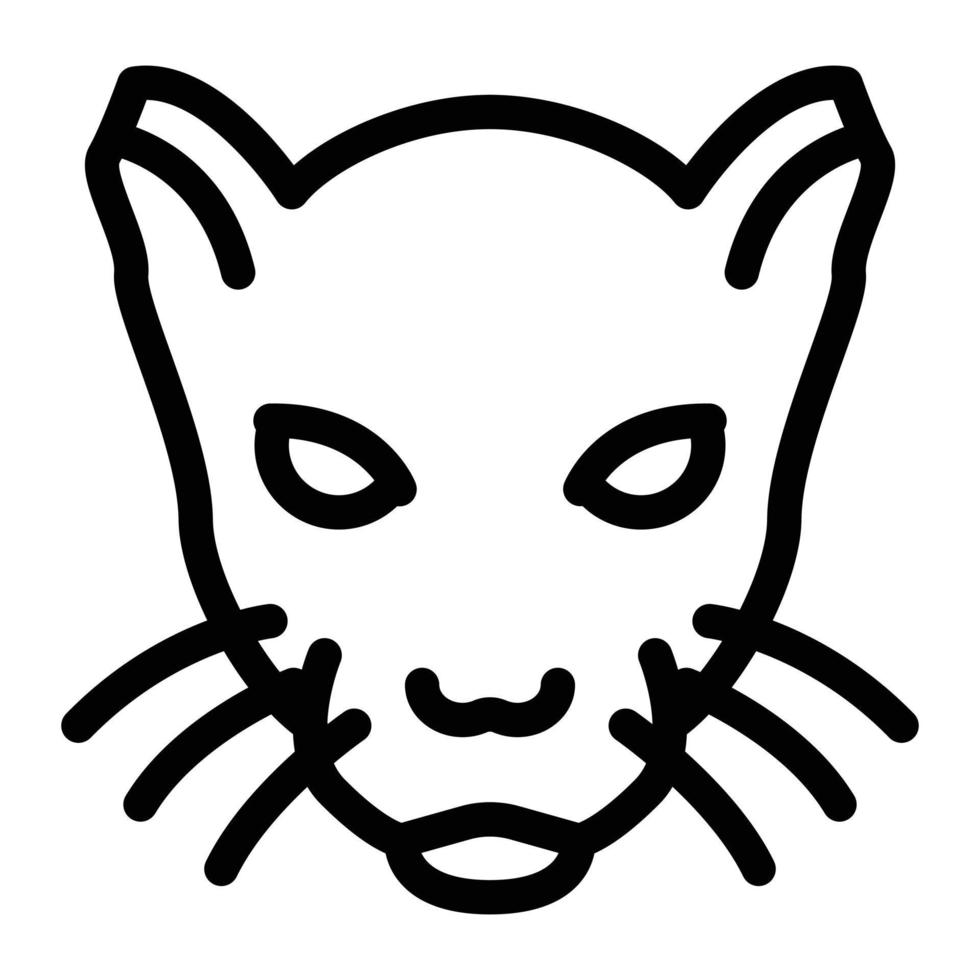 panther vector illustration on a background.Premium quality symbols.vector icons for concept and graphic design.