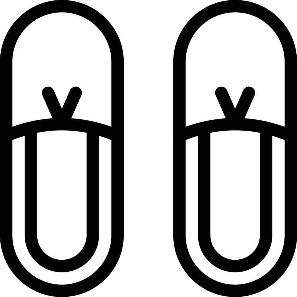 ilustración de vector de zapatilla en un fondo. símbolos de calidad premium. iconos vectoriales para concepto y diseño gráfico.