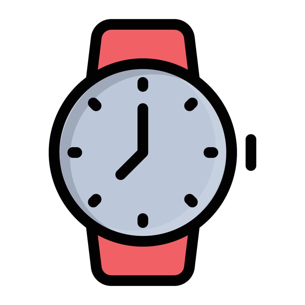 watch vector illustration on a background.Premium quality symbols.vector icons for concept and graphic design.