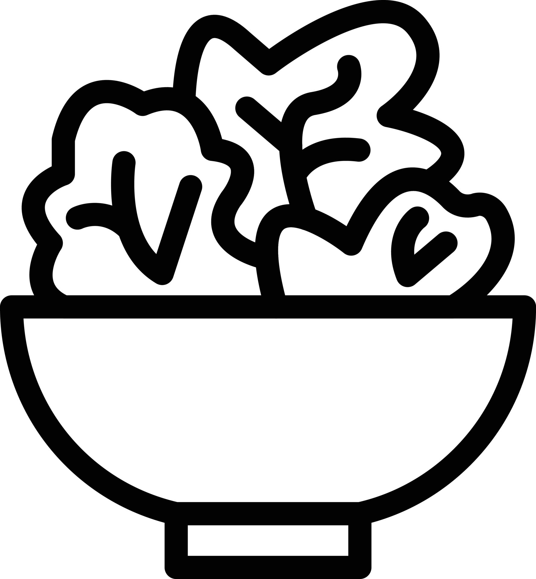 salad bowl vector illustration on a background.Premium quality symbols