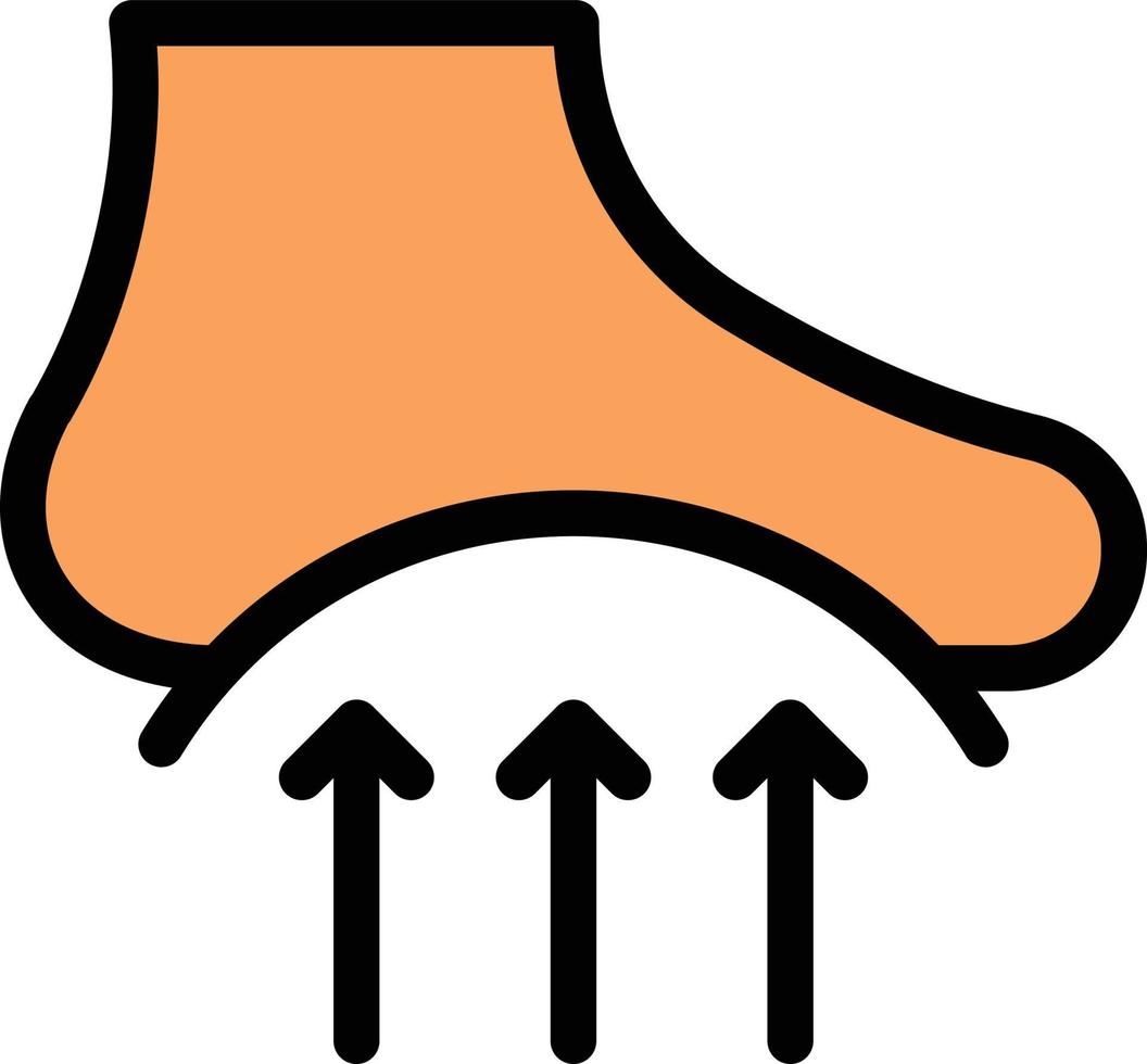 feet insole vector illustration on a background.Premium quality symbols.vector icons for concept and graphic design.