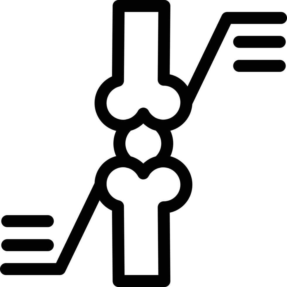 bone vector illustration on a background.Premium quality symbols. vector icons for concept and graphic design.