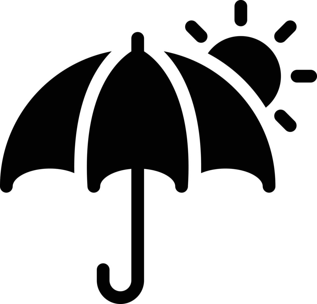 paraguas sol vector ilustración sobre un fondo.símbolos de calidad premium.iconos vectoriales para concepto y diseño gráfico.
