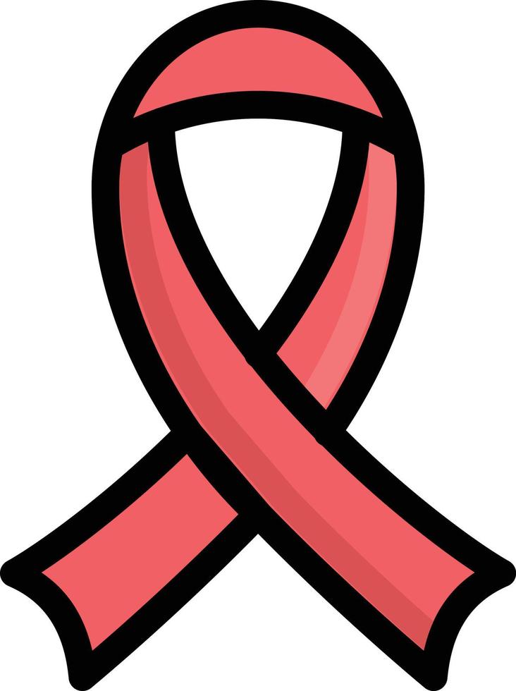 ilustración de vector de cinta de cáncer en un fondo. símbolos de calidad premium. iconos vectoriales para concepto y diseño gráfico.