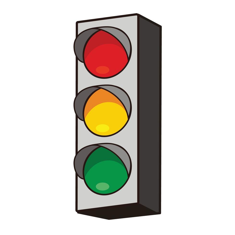 traffic light sign vector