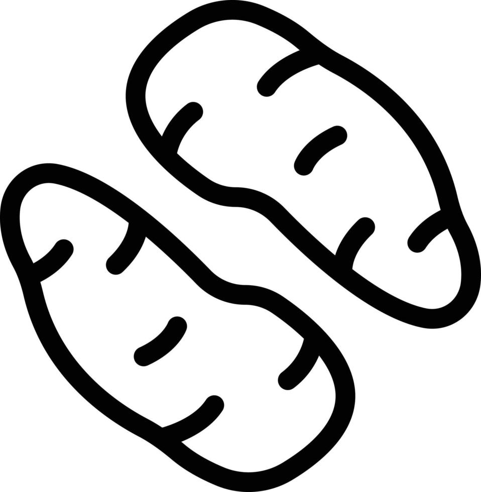 potato vector illustration on a background.Premium quality symbols.vector icons for concept and graphic design.